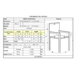 DAFNE Πολυθρόνα Τραπεζαρίας Κήπου Στοιβαζόμενη, PP Rattan Look UV Protection, Ανθρακί 54x55x85cm - Image 8