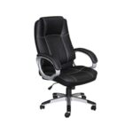 BF5450 Πολυθρόνα Γραφείου Διευθυντή, Pu Μαύρο 63x70x112/122cm - Image 5