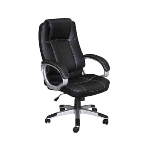 BF5450 Πολυθρόνα Γραφείου Διευθυντή, Pu Μαύρο 63x70x112/122cm - Image 5