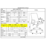 BF5450 Πολυθρόνα Γραφείου Διευθυντή, Pu Μαύρο 63x70x112/122cm - Image 6