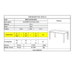 GLASSER Τραπέζι - Γραφείο Διάφανο Γυαλί 12mm 150x90x75cm - Image 6