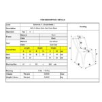 RELIX Wood Καρέκλα-Pro, Στοιβαζόμενη, Μέταλλο Βαφή Μαύρο, Κάθισμα Dark Oak 45x51x85cm - Image 6