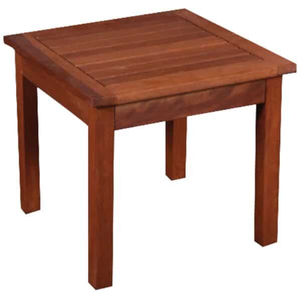 LUGANO Τραπεζάκι Βοηθητικό Ξαπλώστρας, Ξύλο Acacia Απόχρωση Καρυδί 45x45x45cm - Image 5