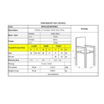 CASTELLO Πολυθρόνα Μέταλλο Mesh Βαφή Άσπρο, Στοιβαζόμενη 57x62x89cm - Image 6