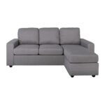 PORTLAND-W Καναπές Σαλονιού - Καθιστικού, Γωνία Αναστρέψιμος Ύφασμα Ανοιχτό Γκρι 203x140x85cm H.88cm - Image 7
