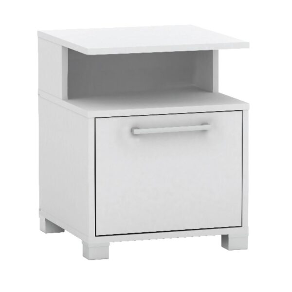 DECON Κομοδίνο Απόχρωση Άσπρο 40x40x50cm - Image 4