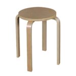 HAMILTON Σκαμπό Βοηθητικό, Στοιβαζόμενο, Απόχρωση Σημύδα Φ32cm H.44cm - Image 5