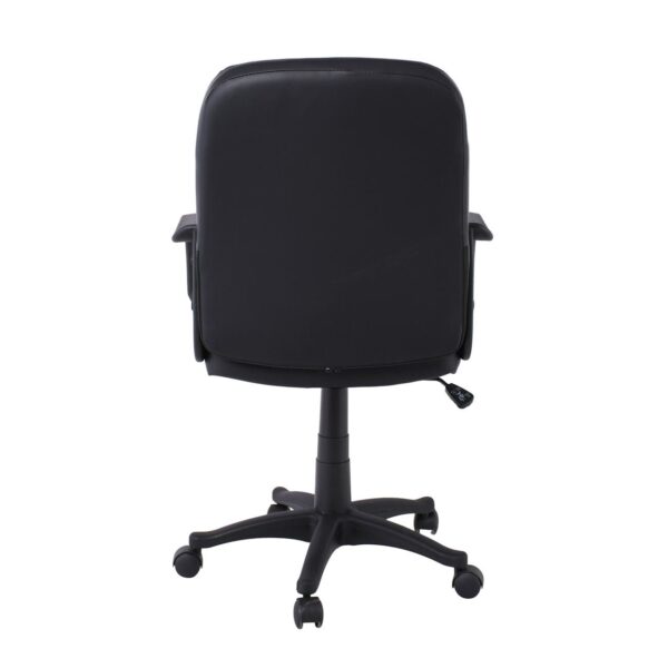 BF1300 Πολυθρόνα Γραφείου PU Μαύρο 57x64x90/100cm - Image 9
