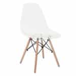 ART Wood Καρέκλα Τραπεζαρίας - Κουζίνας, Πόδια Οξιά, Κάθισμα PET Clear - 1 Step K/D 45x48x81cm - Image 9