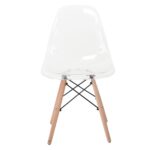 ART Wood Καρέκλα Τραπεζαρίας - Κουζίνας, Πόδια Οξιά, Κάθισμα PET Clear - 1 Step K/D 45x48x81cm - Image 11