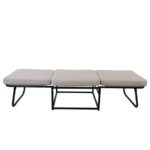 LOGAN Σκαμπό - Κρεβάτι Σαλονιού - Καθιστικού, Στρώμα 7cm, Ύφασμα Εκρού 72x65x42cm Bed:72x180x42cm - Image 8