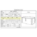 RIO Τραπέζι Κήπου - Βεράντας, Μέταλλο Βαφή Άσπρο, Γυαλί 140x80x71cm - Image 6