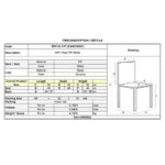 ART Καρέκλα Τραπεζαρίας Κουζίνας Μέταλλο Χρώμιο - PP Άσπρο 46x55x82cm - Image 12