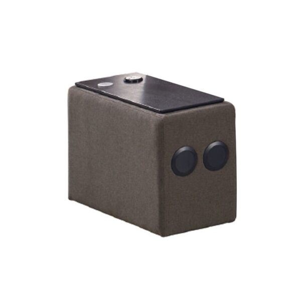 ALCO Σύστημα Ψυχαγωγίας Ύφασμα Καφέ 38x82x54cm - Image 4