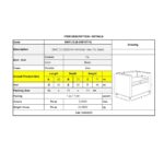 GENOVA Πολυθρόνα Σαλονιού Καθιστικού, Inox - Pu Μαύρο 83x73x71cm - Image 6