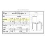 WEST Καρέκλα Κήπου - Βεράντας PP-UV Sand Beige 53x53x75cm - Image 8