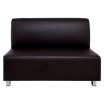 BANDY 2Θέσιος Καναπές Pu Καφέ 130x71x88cm - Image 7