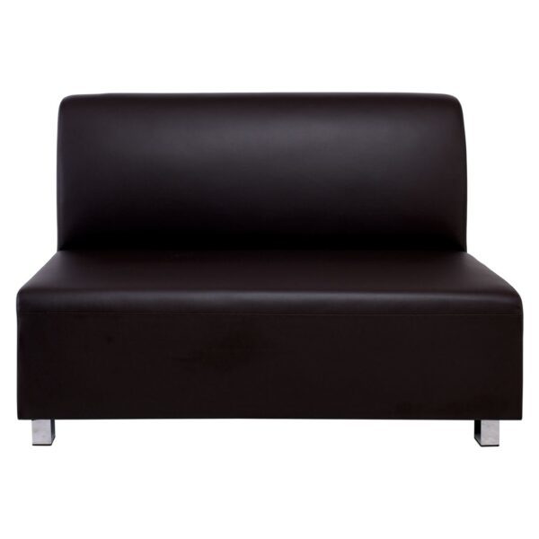 BANDY 2Θέσιος Καναπές Pu Καφέ 130x71x88cm - Image 7