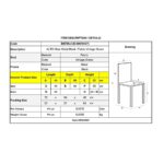 ALTO Καρέκλα Μέταλλο Βαφή Μαύρο, Ύφασμα Vintage Green 44x56x92cm - Image 6