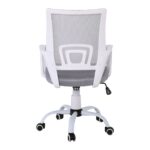 BF2101-S Πολυθρόνα-Pro Γραφείου με Ανάκλιση, Βάση Μέταλλο Βαφή Άσπρο, Γκρι Mesh 57x53x86/96cm - Image 10