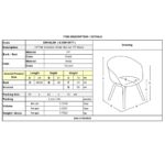 OPTIM Πολυθρόνα Μέταλλο Βαφή Φυσικό, PP Μαύρο 54x51x79cm - Image 12