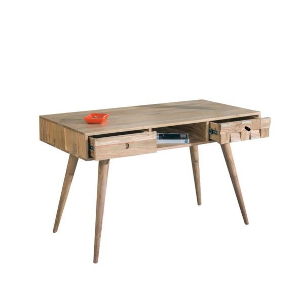 TEKA Κονσόλα - Γραφείο Ξύλο Ακακία Φυσικό 117x60x76cm - Image 5
