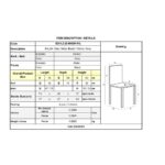 SALSA Καρέκλα Κήπου Βεράντας Μέταλλο Βαφή Μαύρο, Wicker Γκρι 48x59x80cm - Image 12