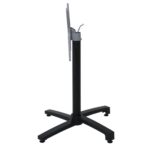 ALTEA Βάση Τραπεζιού Αλουμίνιο Απόχρωση Μαύρο, Πτυσσόμενη (6,20kg) 68x68cm H.72cm - Image 8