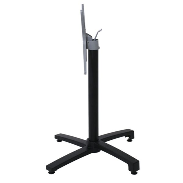 ALTEA Βάση Τραπεζιού Αλουμίνιο Απόχρωση Μαύρο, Πτυσσόμενη (6,20kg) 68x68cm H.72cm - Image 8