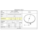 Contract Sliq Normal Επιφάνεια Τραπεζιού τ.Werzalit, Απόχρωση Beech Φ60cm/16mm - Image 12