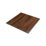 Contract Sliq Normal Επιφάνεια Τραπεζιού τ.Werzalit, Απόχρωση Walnut 60x60cm/16mm - Image 8