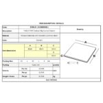 Contract Sliq Normal Επιφάνεια Τραπεζιού τ.Werzalit, Απόχρωση Cement 80x80cm/16mm - Image 12