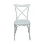 DESTINY Καρέκλα Πολυπροπυλένιο (PP), Απόχρωση Άσπρο, Στοιβαζόμενη 48x51x90cm - Image 9