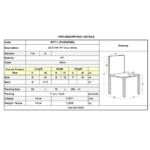 DESTINY Καρέκλα Πολυπροπυλένιο (PP), Απόχρωση Άσπρο, Στοιβαζόμενη 48x51x90cm - Image 12