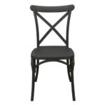 DESTINY Καρέκλα Πολυπροπυλένιο (PP), Απόχρωση Ανθρακί, Στοιβαζόμενη 48x51x90cm - Image 8