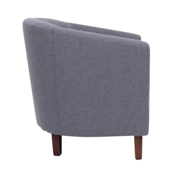 BOGA Πολυθρόνα Σαλονιού Καθιστικού, Ύφασμα Γκρι 75x73x74cm - Image 10