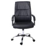 BF5100 Πολυθρόνα Διευθυντή Βάση Μέταλλο Χρώμιο - PU Μαύρο 60x70x104/114cm - Image 10