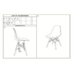 ART Wood Καρέκλα Τραπεζαρίας - Κουζίνας, Πόδια Οξιά, Κάθισμα PP Sand Beige - 1 Step K/D 46x52x82cm - Image 7