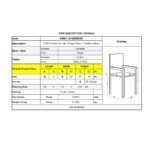 COSTA Πολυθρόνα Dining Αλουμινίου, Απόχρωση Antique Grey - Textilene Μπεζ 58x57x83cm - Image 12