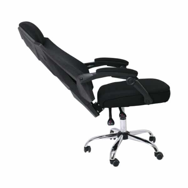 BF9450 Πολυθρόνα Relax Γραφείου Διευθυντή, Βάση Χρώμιο, PP Μαύρο, Mesh Μαύρο 65x64x118/126cm - Image 12