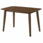 OPTIMAL Τραπέζι Τραπεζαρίας Απόχρωση Καρυδί 120x75x74cm - Image 5