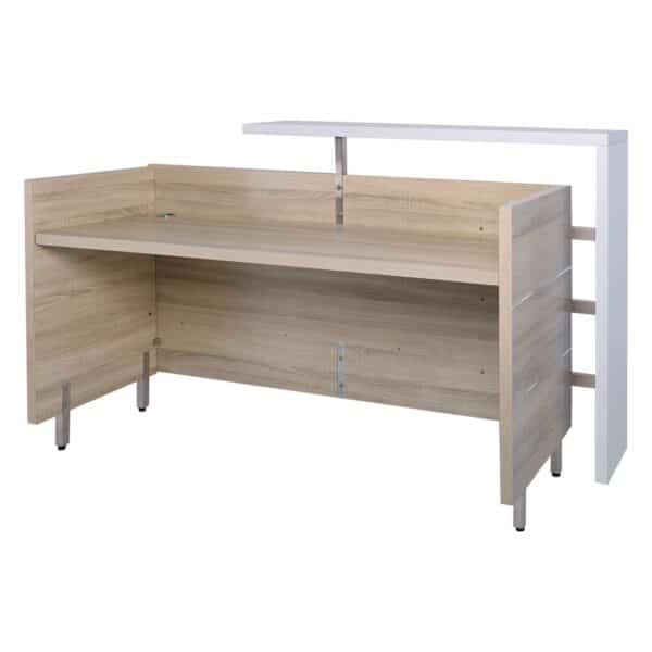 Reception PROJECT Απόχρωση Sonoma - Άσπρο 180x75x110cm - Image 8