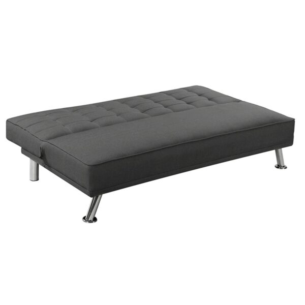 EUROPA Καναπές - Κρεβάτι Σαλονιού  Καθιστικού, Ύφασμα Ανθρακί 176x82x80cm Bed:176x102x40cm - Image 6