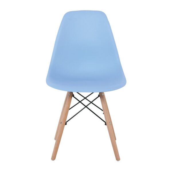 ART Wood Καρέκλα Τραπεζαρίας - Κουζίνας, Πόδια Οξιά, Κάθισμα PP Σιέλ - 1 Step K/D 46x52x82cm - Image 10