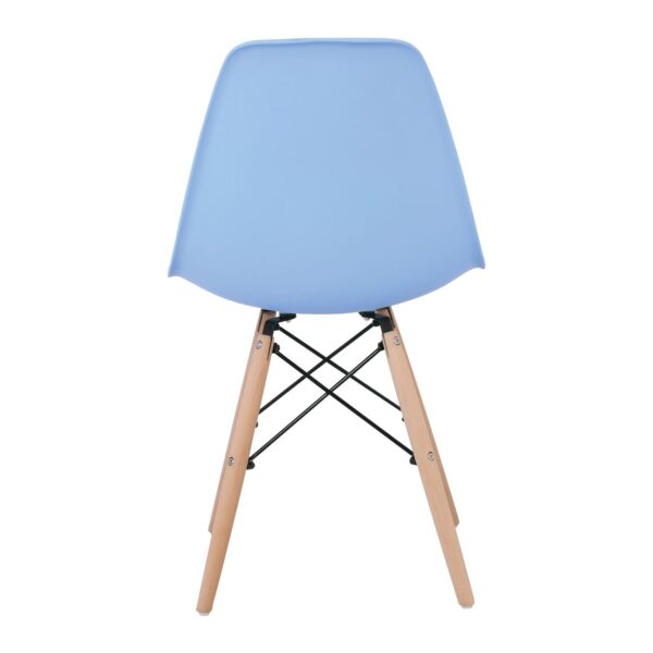 ART Wood Καρέκλα Τραπεζαρίας - Κουζίνας, Πόδια Οξιά, Κάθισμα PP Σιέλ - 1 Step K/D 46x52x82cm - Image 12