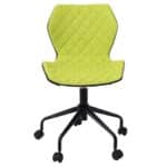 DAVID Καρέκλα Γραφείου PU Μαύρο, Ύφασμα Λαχανί, Βάση Μέταλλο Βαφή Μαύρο 48x50x78/88cm - Image 11