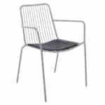 NEXUS Μαξιλάρι Πολυθρόνας Pu Μαύρο (πάχος 1cm) 41x38x1cm - Image 6