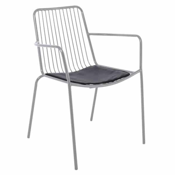 NEXUS Μαξιλάρι Πολυθρόνας Pu Μαύρο (πάχος 1cm) 41x38x1cm - Image 6