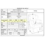 DOVELA Πολυθρόνα - Μπερζέρα Ύφασμα Γκρι 77x82x120cm - Image 12