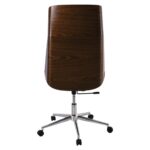 BF9850 Πολυθρόνα Γραφείου Διευθυντή, Μέταλλο Χρώμιο Καρυδί - Pu Μαύρο 65x66x112/120cm - Image 11